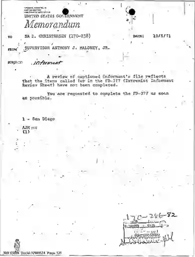 scanned image of document item 121/1485
