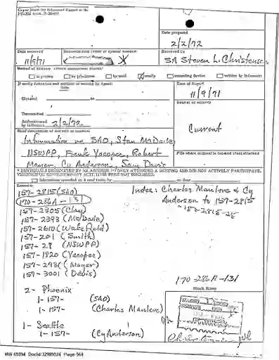 scanned image of document item 564/1485