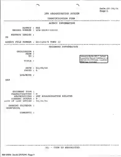 scanned image of document item 1/15