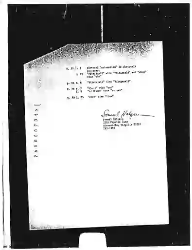 scanned image of document item 67/67